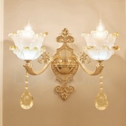 Designer Touch Decorative 2 Light Traditional Classic Living Room Dining Room Bed Room Metal Indoor Wall Sconces