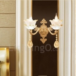 Designer Touch Decorative 2 Light Traditional Classic Living Room Dining Room Bed Room Metal Indoor Wall Sconces