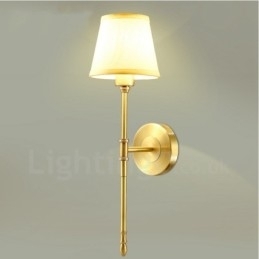 Designer Touch Decorative Single Light Traditional Classic Copper Indoor Wall Sconces