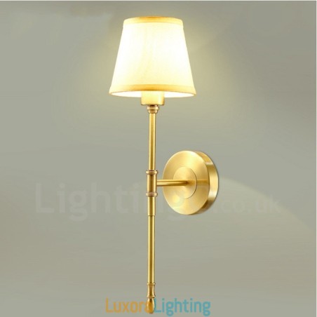 Designer Touch Decorative Single Light Traditional Classic Copper Indoor Wall Sconces
