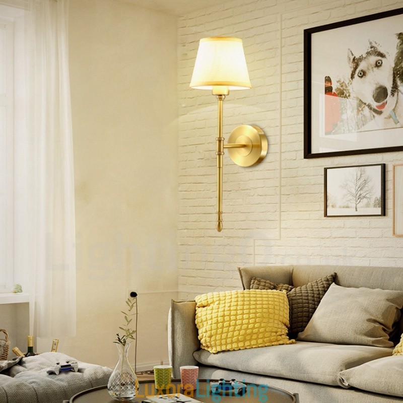 Designer Touch Decorative Single Light Traditional Classic Copper Indoor Wall Sconces