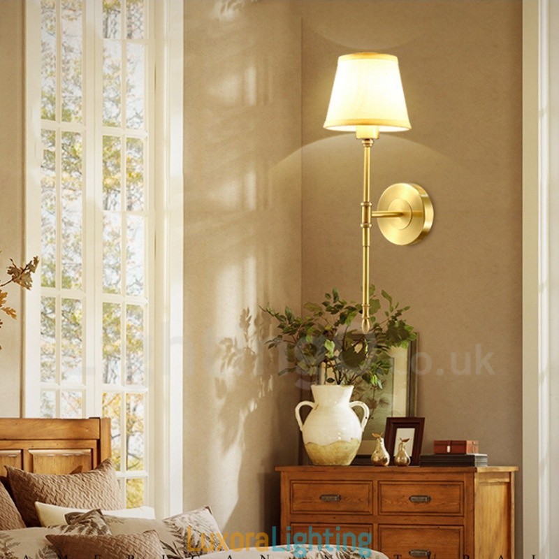 Designer Touch Decorative Single Light Traditional Classic Copper Indoor Wall Sconces