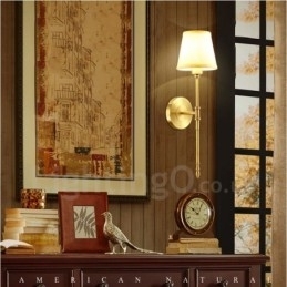 Designer Touch Decorative Single Light Traditional Classic Copper Indoor Wall Sconces