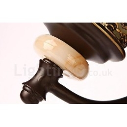 Designer Touch Decorative Single Light Traditional Classic Living Room Dining Room Bed Room Metal Indoor Wall Sconces