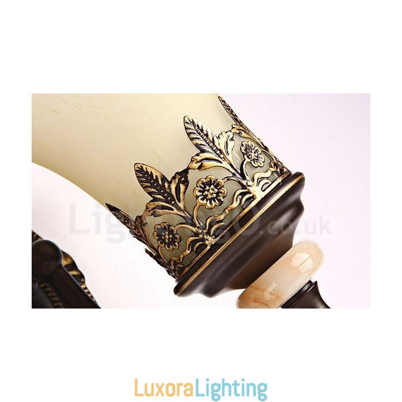 Designer Touch Decorative Single Light Traditional Classic Living Room Dining Room Bed Room Metal Indoor Wall Sconces