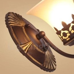 Designer Touch Decorative Single Light Traditional Classic Living Room Dining Room Bed Room Metal Indoor Wall Sconces