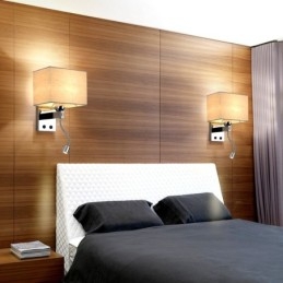 Designer Touch Decorative The Modern Hotel Room Reading Creative Fabric Corridor Balcony Bedside Lamp Wall Light