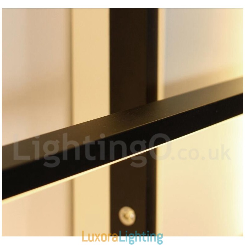 Designer Touch Decorative Modern Comtemporary Alumilium Painting Ceiling Light Flush Mount Wall Light with Remoter Dimmer