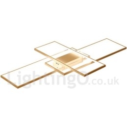 Designer Touch Decorative Modern Comtemporary Alumilium Painting Ceiling Light Flush Mount Light with Remoter Dimmer Also Can Be Used As Wall Light