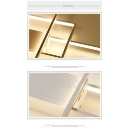 Designer Touch Decorative Modern Comtemporary Alumilium Painting Ceiling Light Flush Mount Light with Remoter Dimmer Also Can Be Used As Wall Light