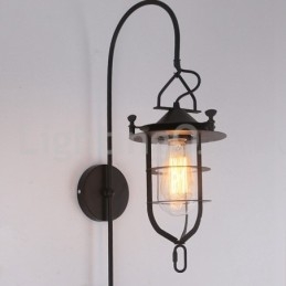 Designer Touch Decorative Retro Dock Wall Lamp Black Wharf Wall Lights Dock Sconce Restaurant Living Room Cafe Bar Clothing Store