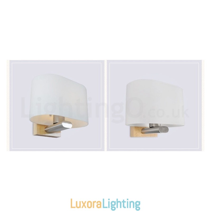 Designer Touch Decorative Modern Contemporary Wood Stainless Steel Wall Lights with Glass Shade for Aisle Bar Cafe Bedroom Study Loft Pulley Wall Lamp