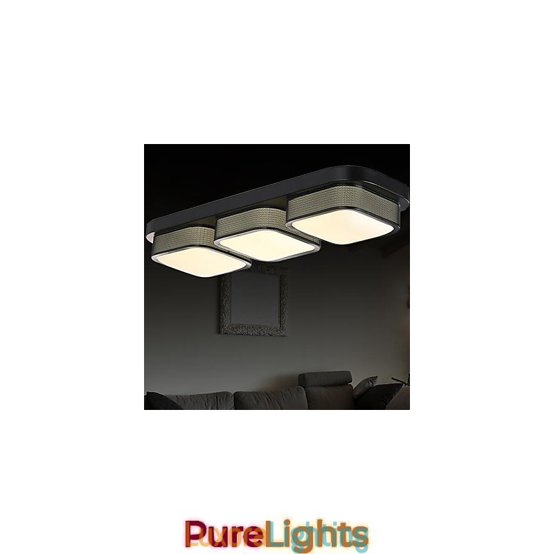 Designer Touch Decorative Modern Contemporary Metal Flush Mount