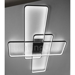Designer Touch Decorative Modern Comtemporary Alumilium Painting Ceiling Light Flush Mount Light with Remoter Dimmer Also Can Be Used As Wall Light