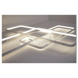 Designer Touch Decorative Modern Comtemporary Alumilium Painting Ceiling Light Flush Mount Light with Remoter Dimmer Also Can Be Used As Wall Light