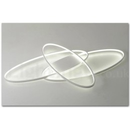 Designer Touch Decorative Dimmable Oval Modern Comtemporary Alumilium Ceiling Light Flush Mount Lamp Also Can Be Used As Wall Light