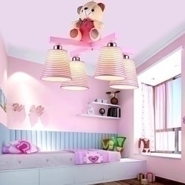 Designer Touch Decorative Flush Mount Modern Contemporary Wood Bamboo