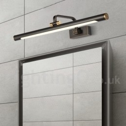 Designer Touch Decorative IPMirror Lamp Bathroom Lights Pure Brass Wall Lights with Acrylic Shade Make up Lighting