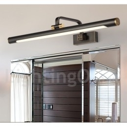 Designer Touch Decorative IPMirror Lamp Bathroom Lights Pure Brass Wall Lights with Acrylic Shade Make up Lighting