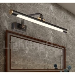Designer Touch Decorative IPMirror Lamp Bathroom Lights Pure Brass Wall Lights with Acrylic Shade Make up Lighting