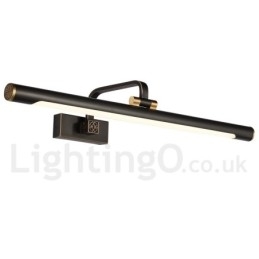 Designer Touch Decorative IPMirror Lamp Bathroom Lights Pure Brass Wall Lights with Acrylic Shade Make up Lighting
