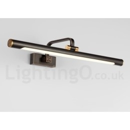 Designer Touch Decorative IPMirror Lamp Bathroom Lights Pure Brass Wall Lights with Acrylic Shade Make up Lighting