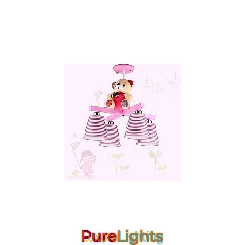 Designer Touch Decorative Flush Mount Modern Contemporary Wood Bamboo