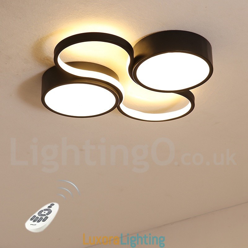 Designer Touch Decorative Dimmable Modern Comtemporary Alumilium Ceiling Light Flush Mount Lamp Also Can Be Used As Wall Light