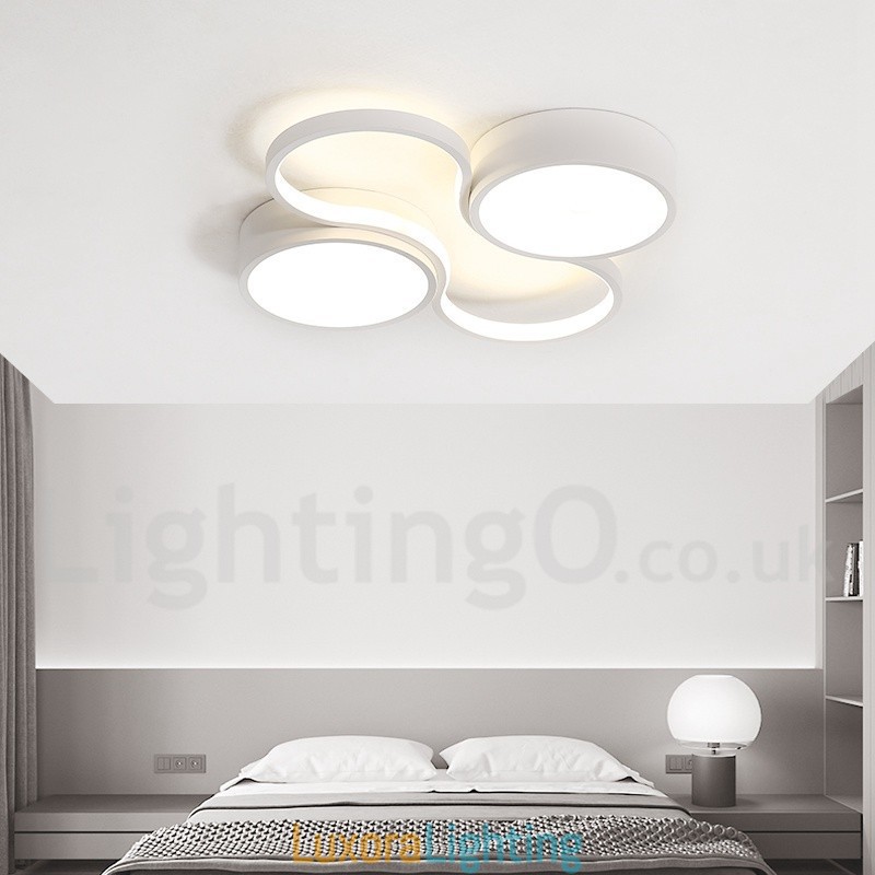 Designer Touch Decorative Dimmable Modern Comtemporary Alumilium Ceiling Light Flush Mount Lamp Also Can Be Used As Wall Light