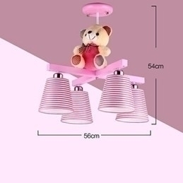 Designer Touch Decorative Flush Mount Modern Contemporary Wood Bamboo