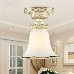 Designer Touch Decorative Europe Type Resin Glass Dome Light Sweet To Absorb Dome Light Lamp