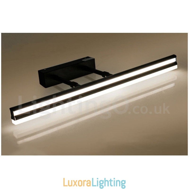 Designer Touch Decorative IP44 Mirror Lamp Bathroom Lights Up and Down Wall Lights with Acrylic Shade Make up Lighting