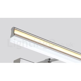 Designer Touch Decorative IP44 Mirror Lamp Bathroom Lights Up and Down Wall Lights with Acrylic Shade Make up Lighting