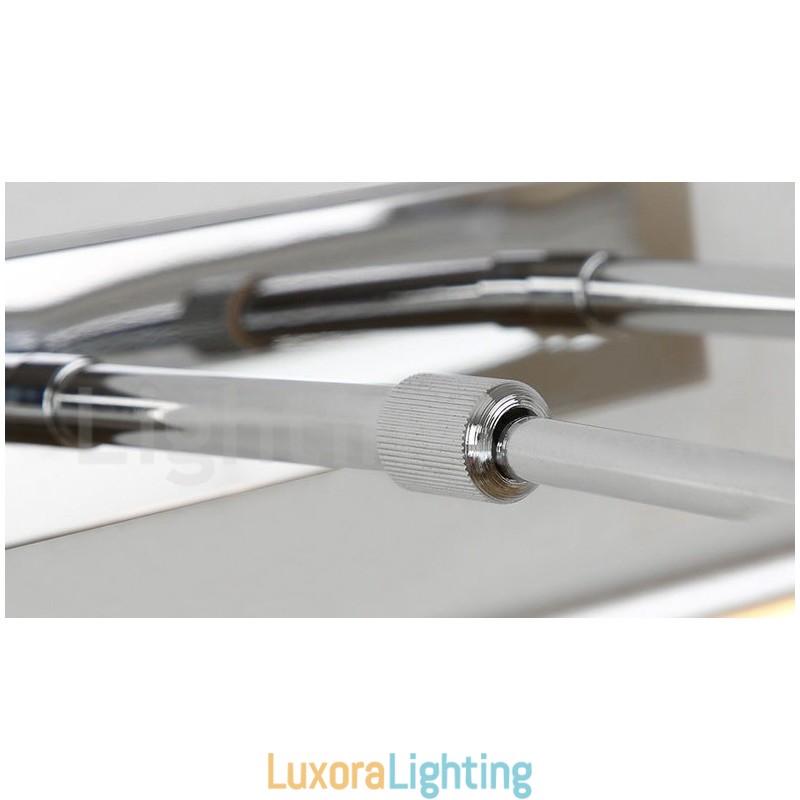 Designer Touch Decorative IP44 Mirror Lamp Bathroom Lights Up and Down Wall Lights with Acrylic Shade Make up Lighting