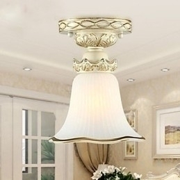 Designer Touch Decorative Europe Type Resin Glass Dome Light Sweet To Absorb Dome Light Lamp