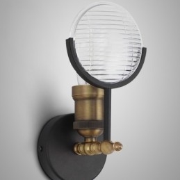 Designer Touch Decorative 1 Light Rustic Retro Vintage Wall Light with Glass Shade Special for Hotel Office Showroom Living Room Dinning Room