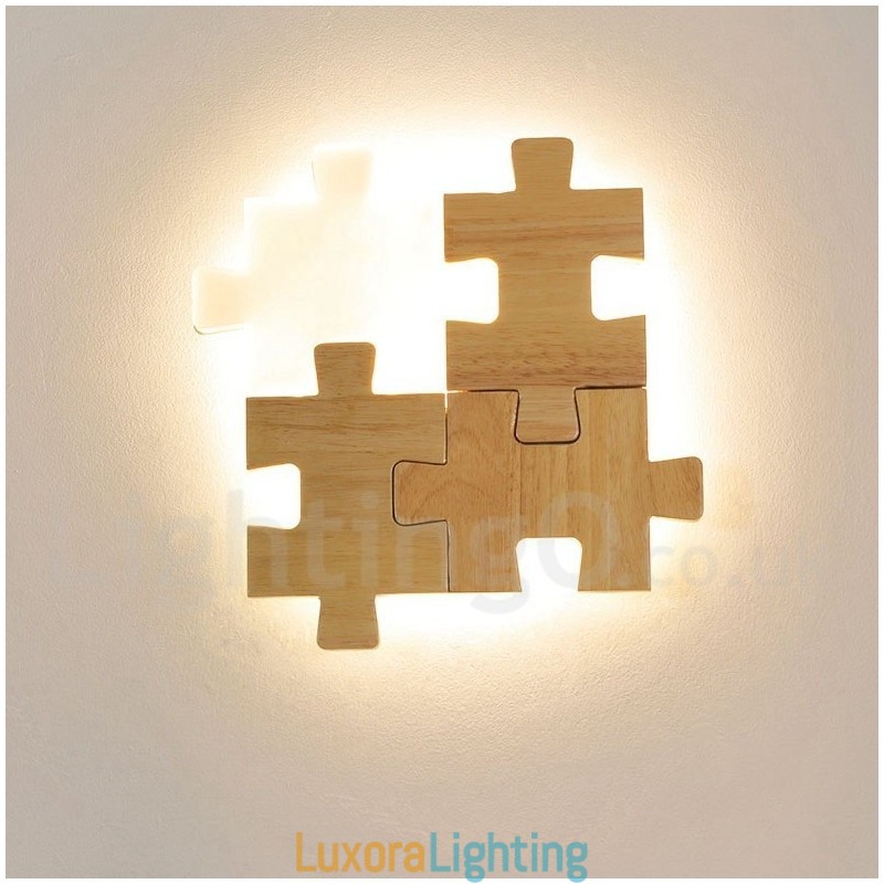 Designer Touch Decorative Wooden Wall Sconces with Acrylic Shade Modern Contemporary Wood Bamboo Wall Light