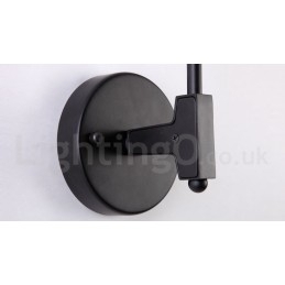 Designer Touch Decorative Rustic Retro Vintage Two Light Wall Light with Multi Colours Glass Shade Special for Hotel Office Showroom Living Room Bed Room