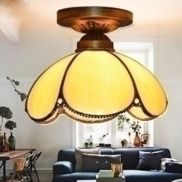 Designer Touch Decorative Europe Type Restoring Ancient Ways Is Contracted And Creative Arts Bending Absorb Dome Light Lamp