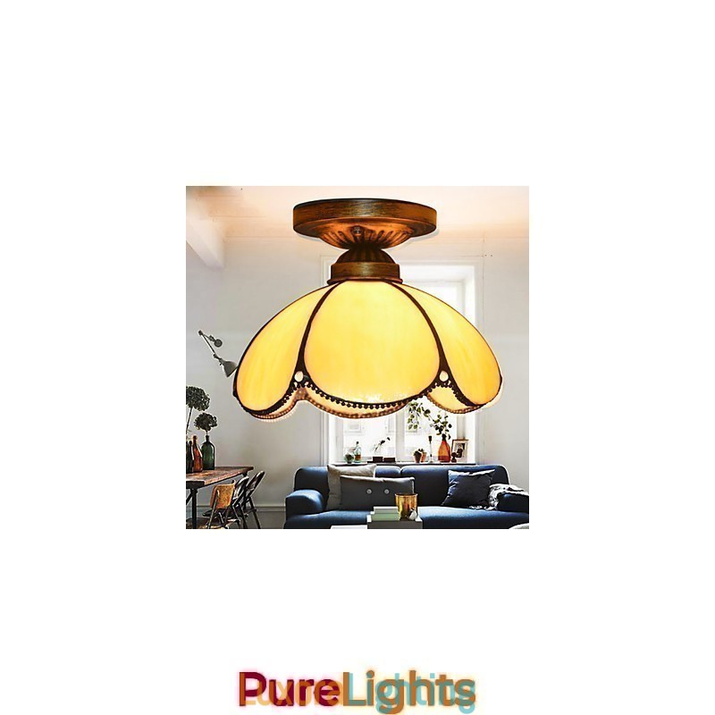 Designer Touch Decorative Europe Type Restoring Ancient Ways Is Contracted And Creative Arts Bending Absorb Dome Light Lamp