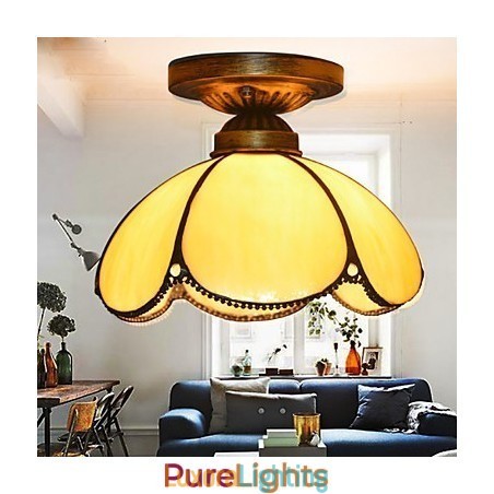 Designer Touch Decorative Europe Type Restoring Ancient Ways Is Contracted And Creative Arts Bending Absorb Dome Light Lamp