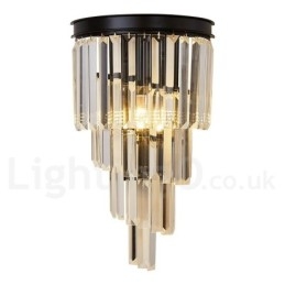 Designer Touch Decorative Modern Luxury K9 Crystal Wall Light with Crystal Shade