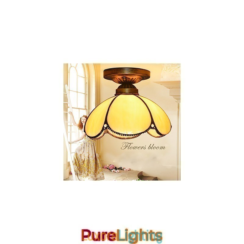 Designer Touch Decorative Europe Type Restoring Ancient Ways Is Contracted And Creative Arts Bending Absorb Dome Light Lamp