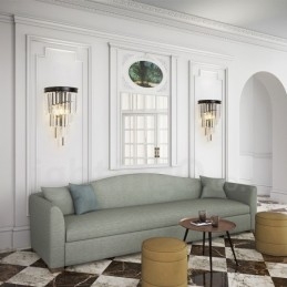 Designer Touch Decorative Modern Luxury K9 Crystal Wall Light with Crystal Shade