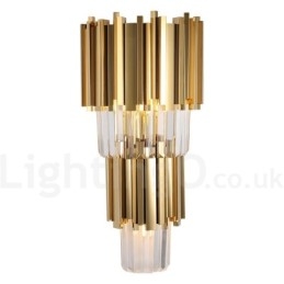 Designer Touch Decorative Modern Luxury K9 Crystal Wall Light with Crystal Shade