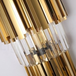 Designer Touch Decorative Modern Luxury K9 Crystal Wall Light with Crystal Shade