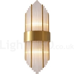 Designer Touch Decorative Modern Luxury K9 Crystal Wall Light with Crystal Shade