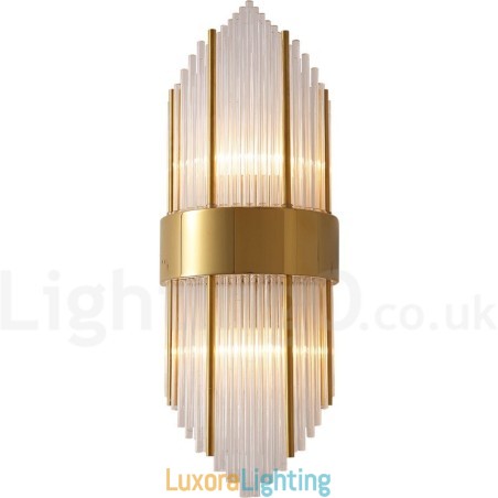 Designer Touch Decorative Modern Luxury K9 Crystal Wall Light with Crystal Shade