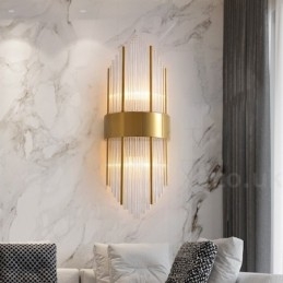 Designer Touch Decorative Modern Luxury K9 Crystal Wall Light with Crystal Shade