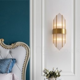 Designer Touch Decorative Modern Luxury K9 Crystal Wall Light with Crystal Shade